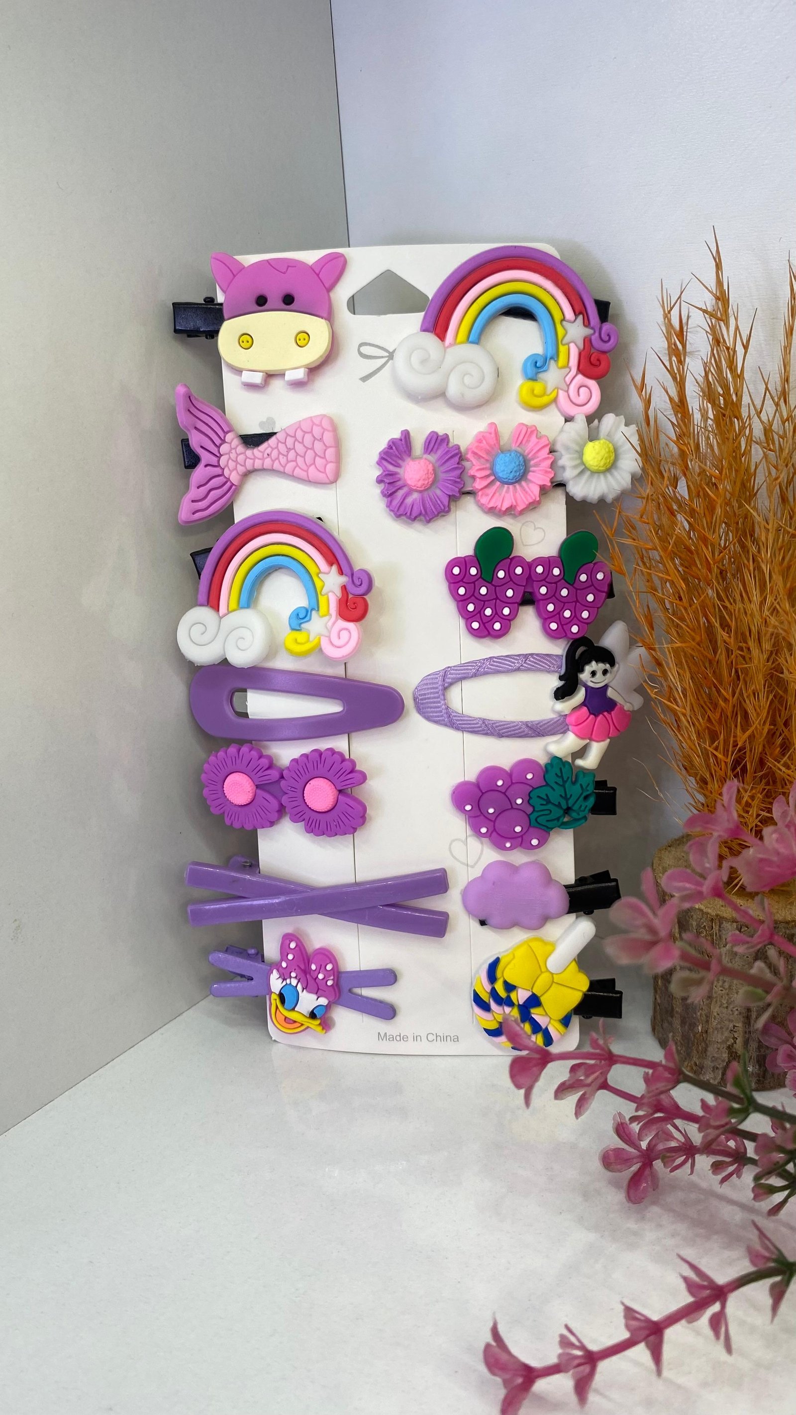 Set Çocuk Tokası Mor