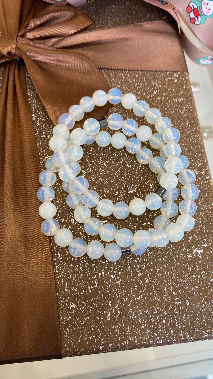 Opal 8mm Doğal Taş Bileklik